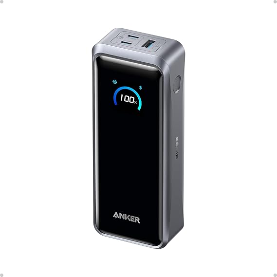 Anker Prime Power Bank & Nano USB C Cable & Battery with AC Plug (Bundle)