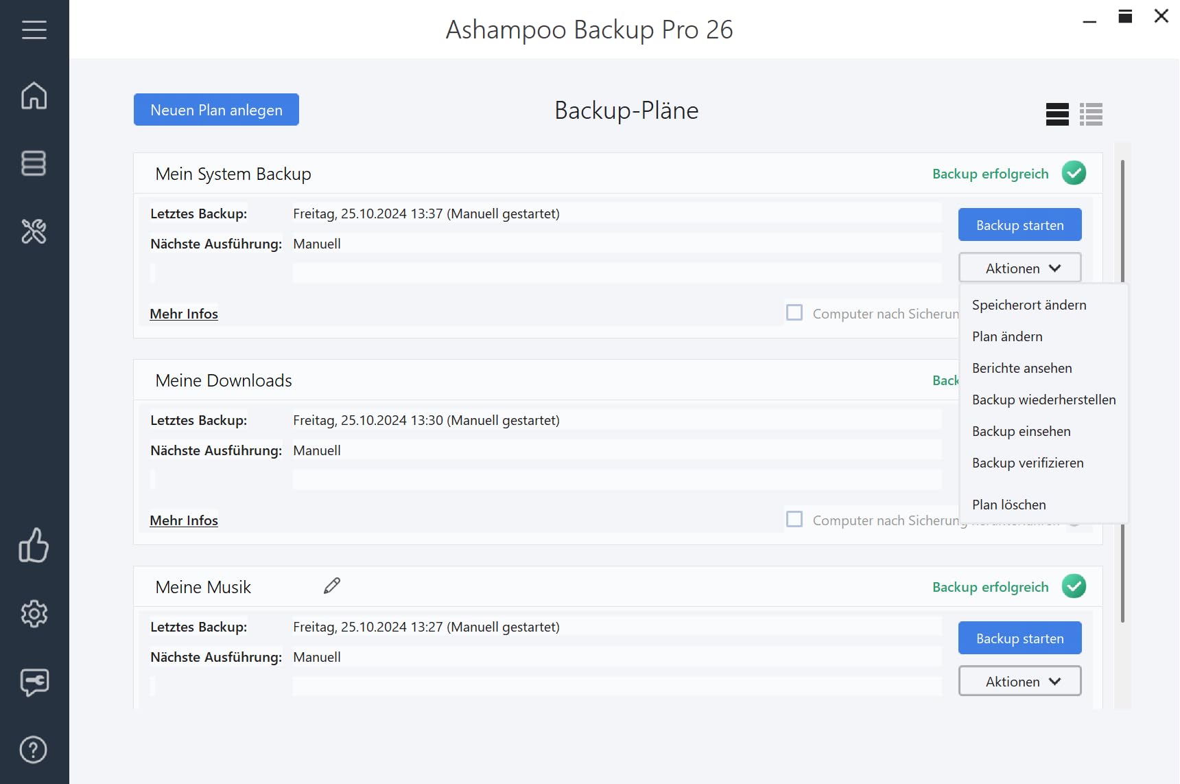 Backup Pro 26 - Datensicherung Programm, Rettung bei Malware-Befall, defekter Festplatte oder Windows Crashes - kompatibel mit Windows 11, 10