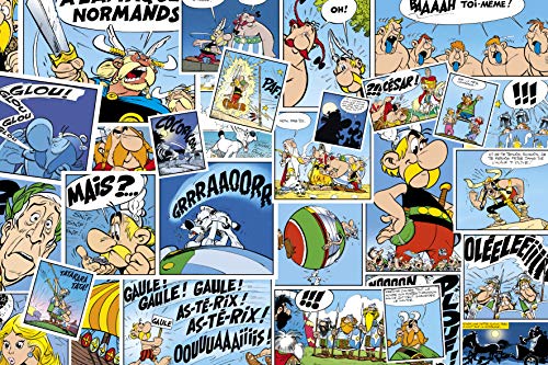 Clairefontaine 812890C - Vade de sobremesa (60 x 40 cm), diseño de cómics, color azul