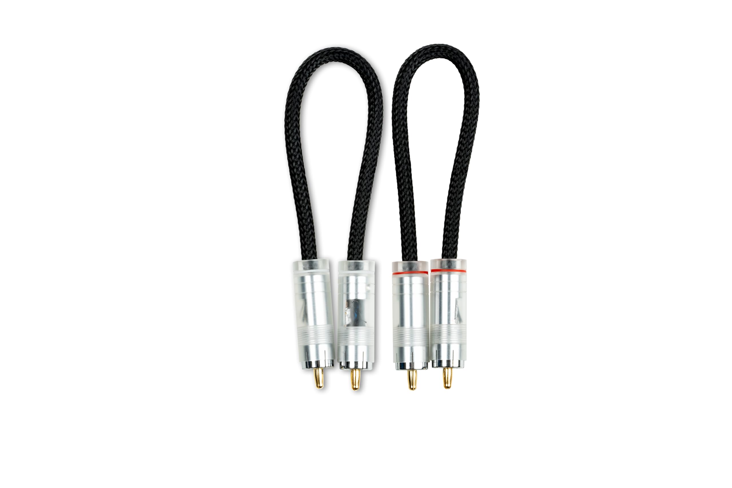 Pro-Ject Connect it Line S RCA, Cavo audio Cinch di alta qualità con conduttore in rame OFC e connettori placcati in oro (0,41 m)