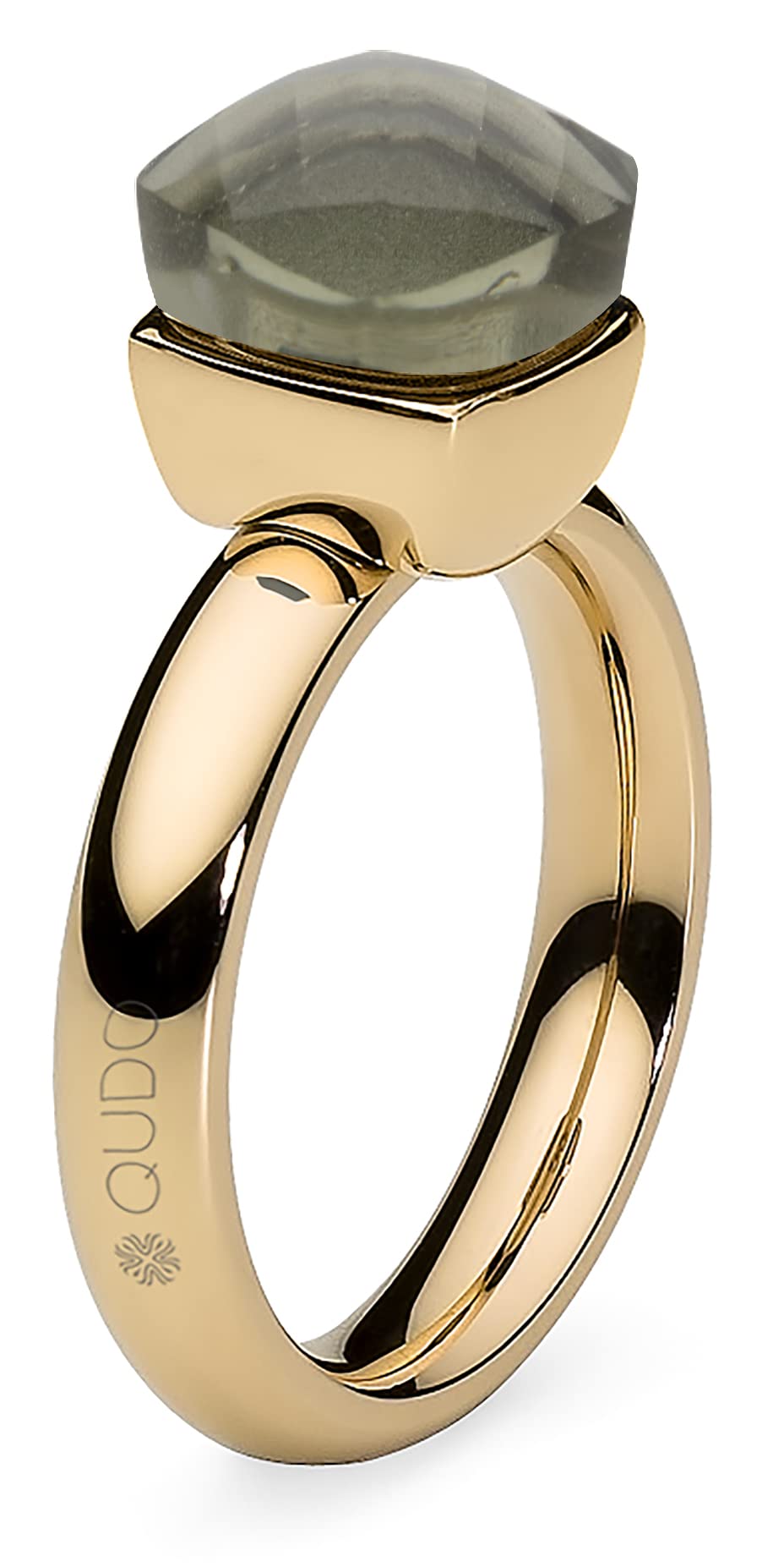 QUDO ANILLO FIRENZE - ORO, Metal no precioso., cristal,