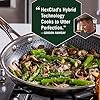 HexClad Hybrid Nonstick 12-Inch Frying Pan with Tempered Glass Lid, Stay-Cool Handle, Dishwasher-Friendly, Oven-Safe Up to 900°F, Induction Ready, Compatible with All Cooktops #3