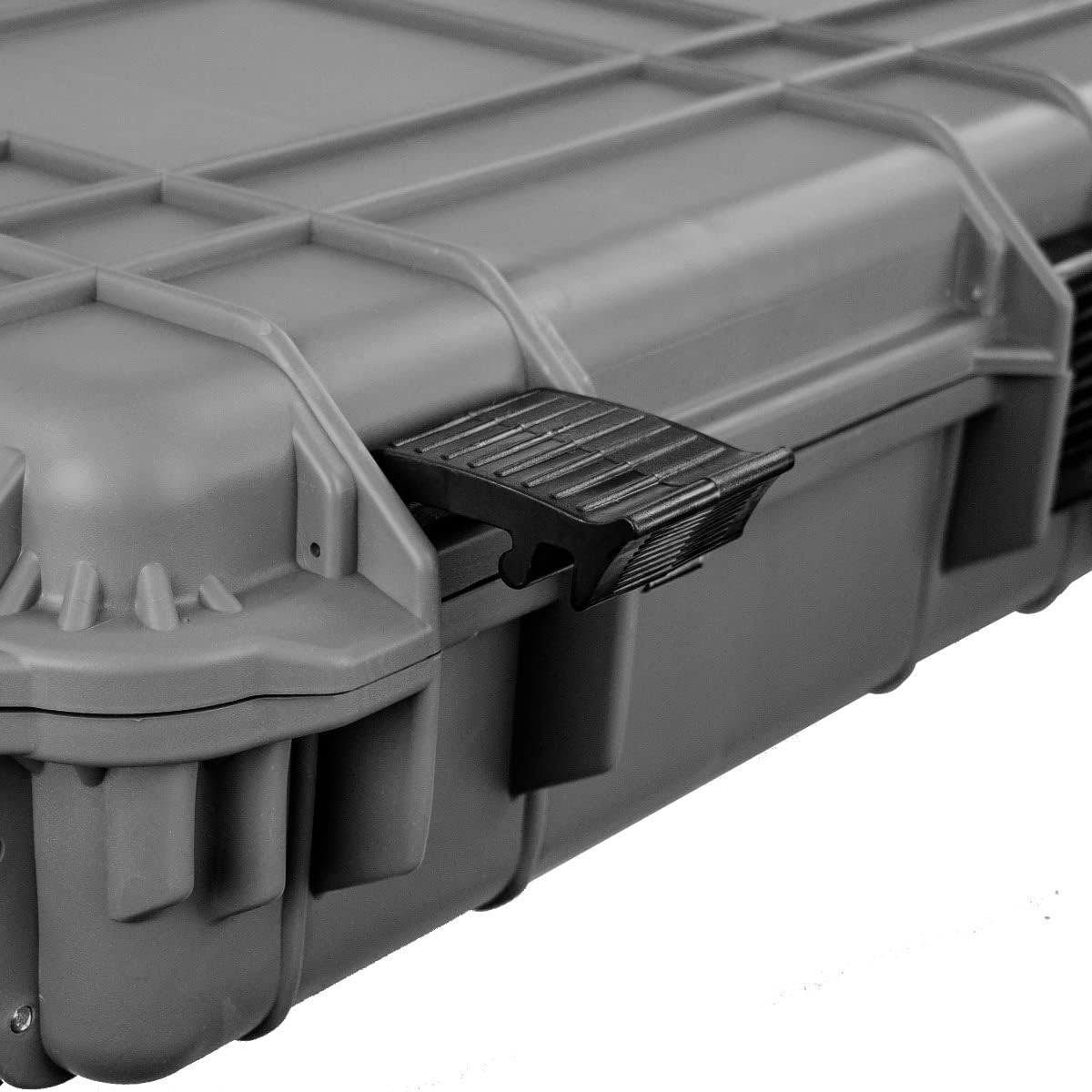 Eylar Don't Tread On Me Hard Rifle Case, Waterproof & Shockproof with Foam (Gray, 44 Inch Rifle Case)