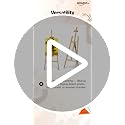 Image of Buzz Cool Wooden Easel Stand | 5 Feet Canvas Painting Stand for Artists | Easel Stand for Painting, Decoration and Display | Photo Sun Board Standee (150 cm)