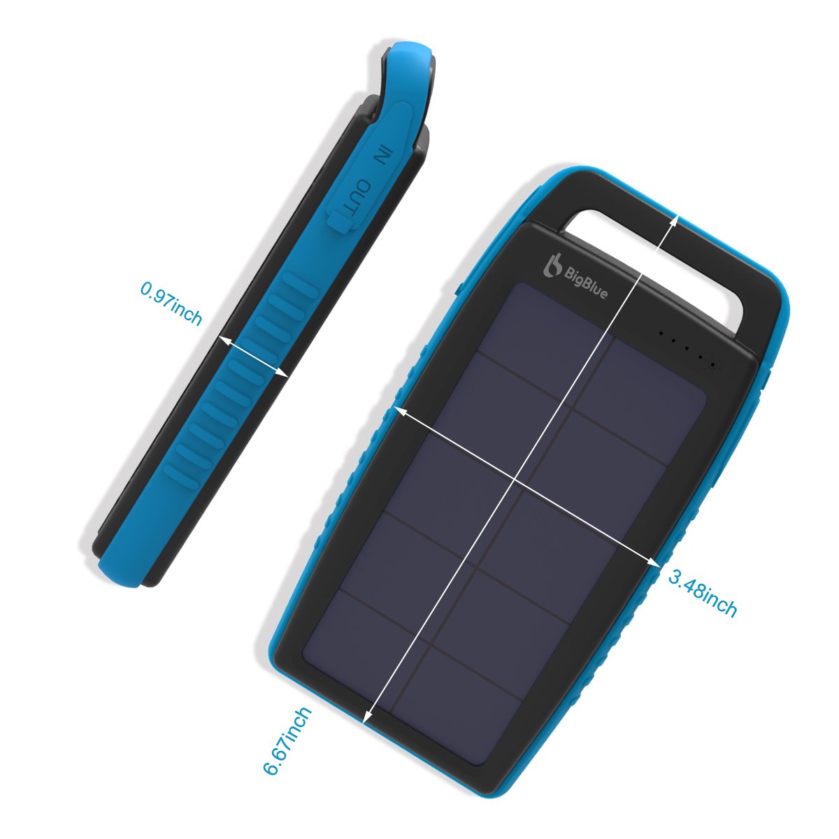 Chargeur Portable Solaire Compact 15000mah Alimentation Mobile Solaire