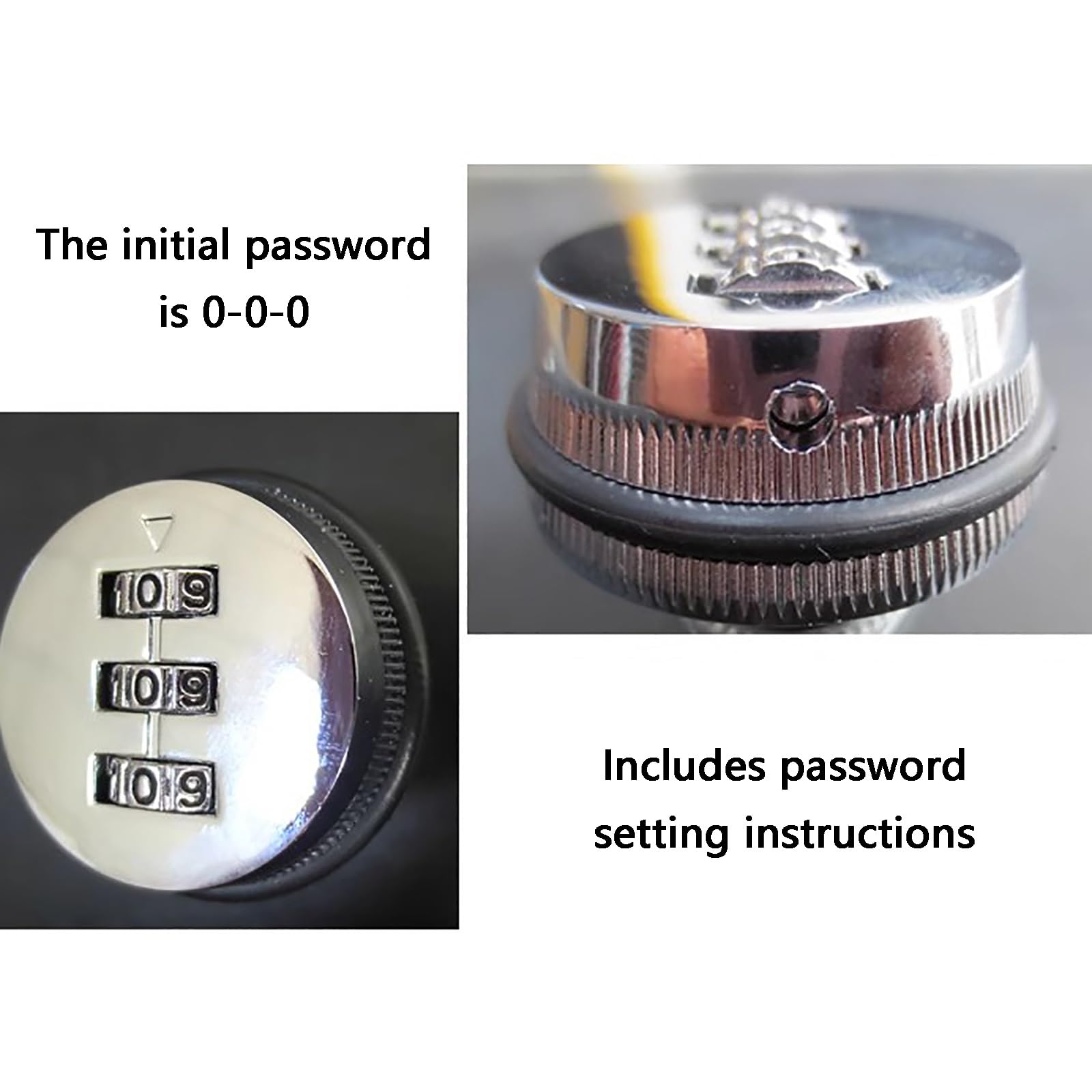 Cassetta postale creativa con blocco password in alluminio(Bronze)