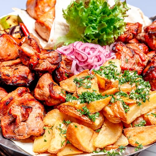 JML Chef-O-Matic Double Door Mini Oven - Electric Cooker with 18 Pre Set Programs with Grill, Air Fryer & Pizza Oven Functions, LCD Display, Dual-Fan Tech & Rotisserie - Complete 7-Piece Accessory Set - Image 9