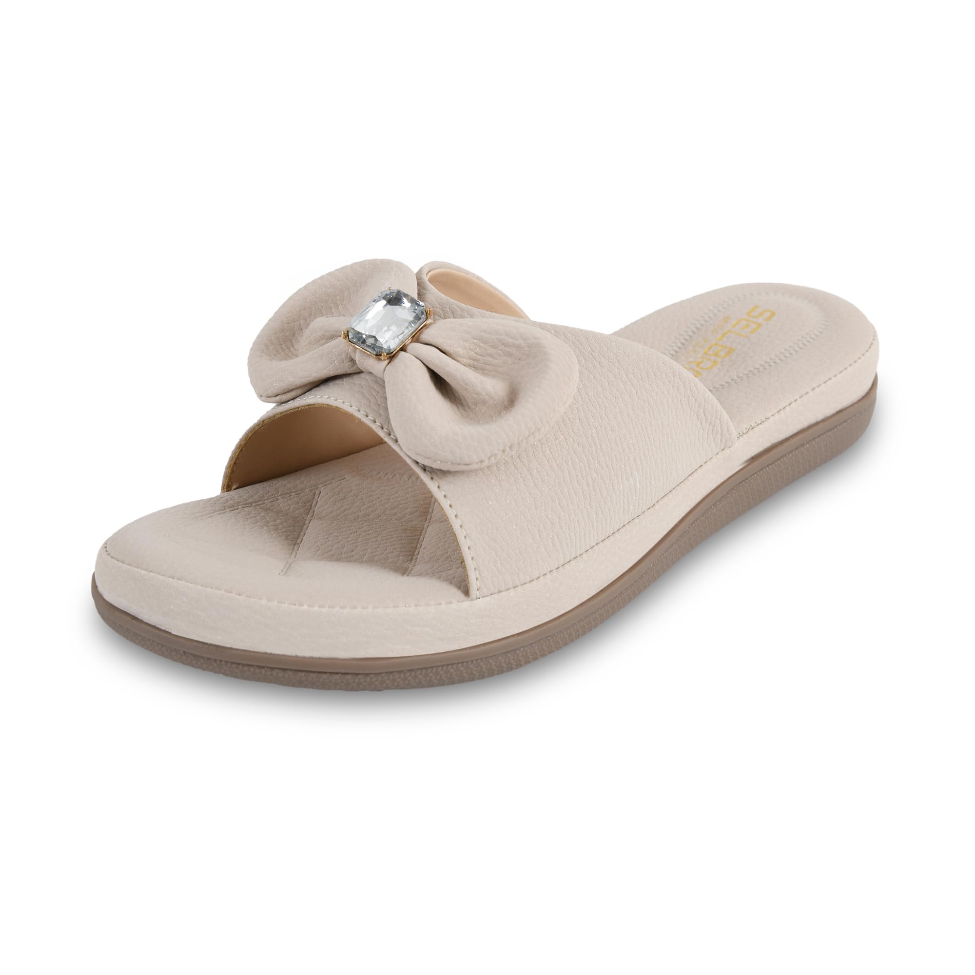 Women’s Extra Soft Memory Foam Flat Comfort Slippers |Stylish Flat Sandals For Women & Girls | Extra Soft ortho Flat Chapple For Women SLB-CHD63-image-46