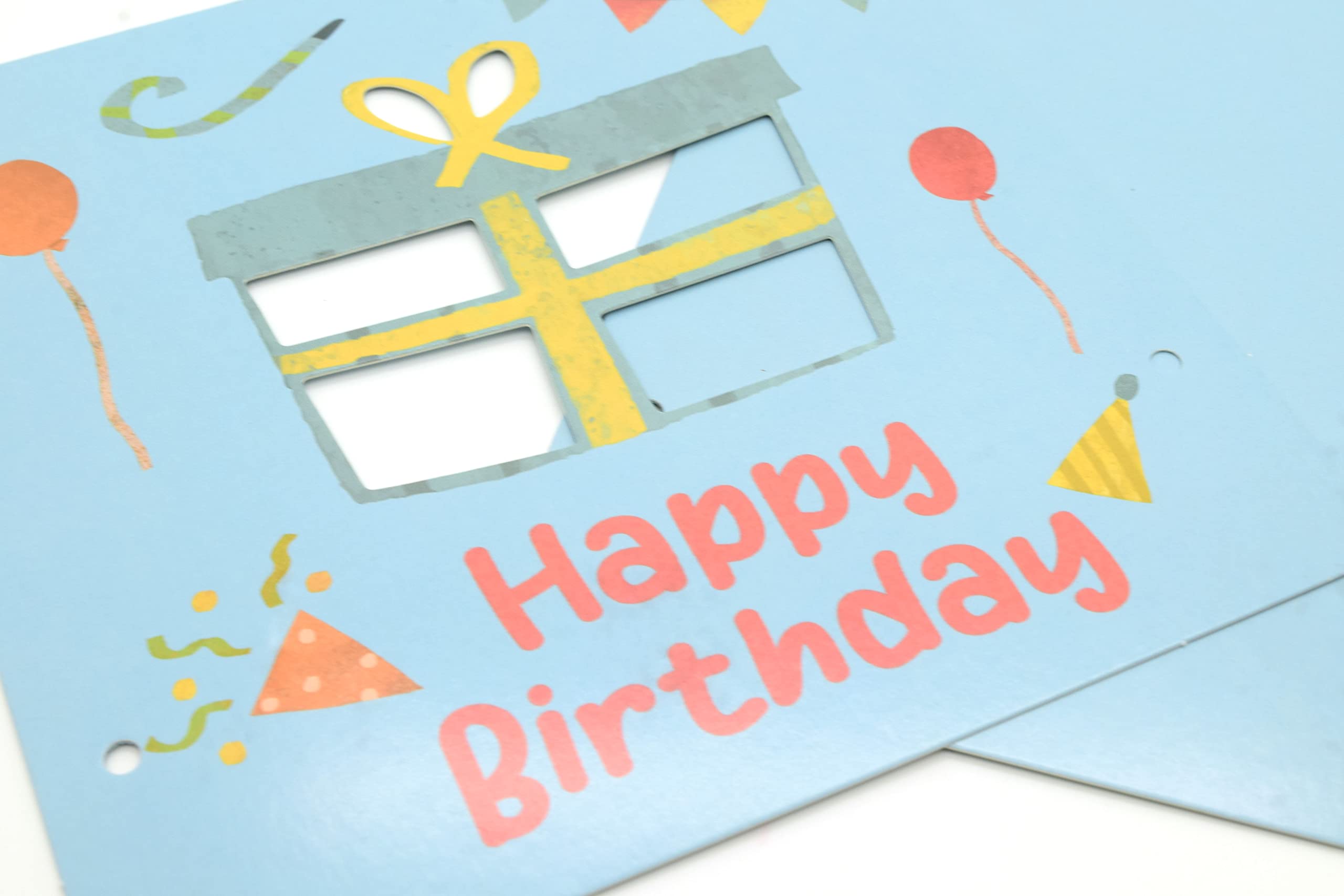 Carte D'anniversaire Avec élément En Bois "Cadeaux", Paquets, Anniversaire, Happy Birthday, Motif Bois, Autocollant En Bois