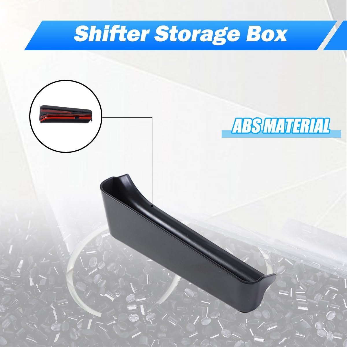 Car Gear Shift Storage Box Center Console Side Organizer Compatible with Jaguar F-Type 2013-2026 Car Armrest Storage Box,Center Console Hanging Storage Box Interior Accessories (Left)