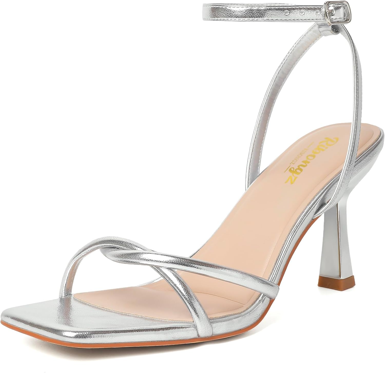 RIBONGZ Women's Heeled Sandals - Elegant Summer Design