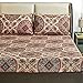 Tache Bohemian Boho Chic Medallion Mandala Paisley Boteh Fitted Sheet, King