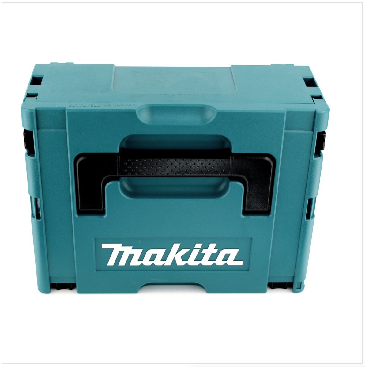 Makita DTM 51 RF1J 18V Li-Ion - Cortador de lijadora multifunción inalámbrico con carcasa Makpac + 1 batería BL 1830 3,0 Ah Li-Ion + cargador rápido DC 18 RC