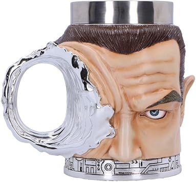 Nemesis Now Terminator T-1000 Tankard, Sci-Fi Movie Drinkware, Collectible Terminator 2 Memorabilia and Gifts