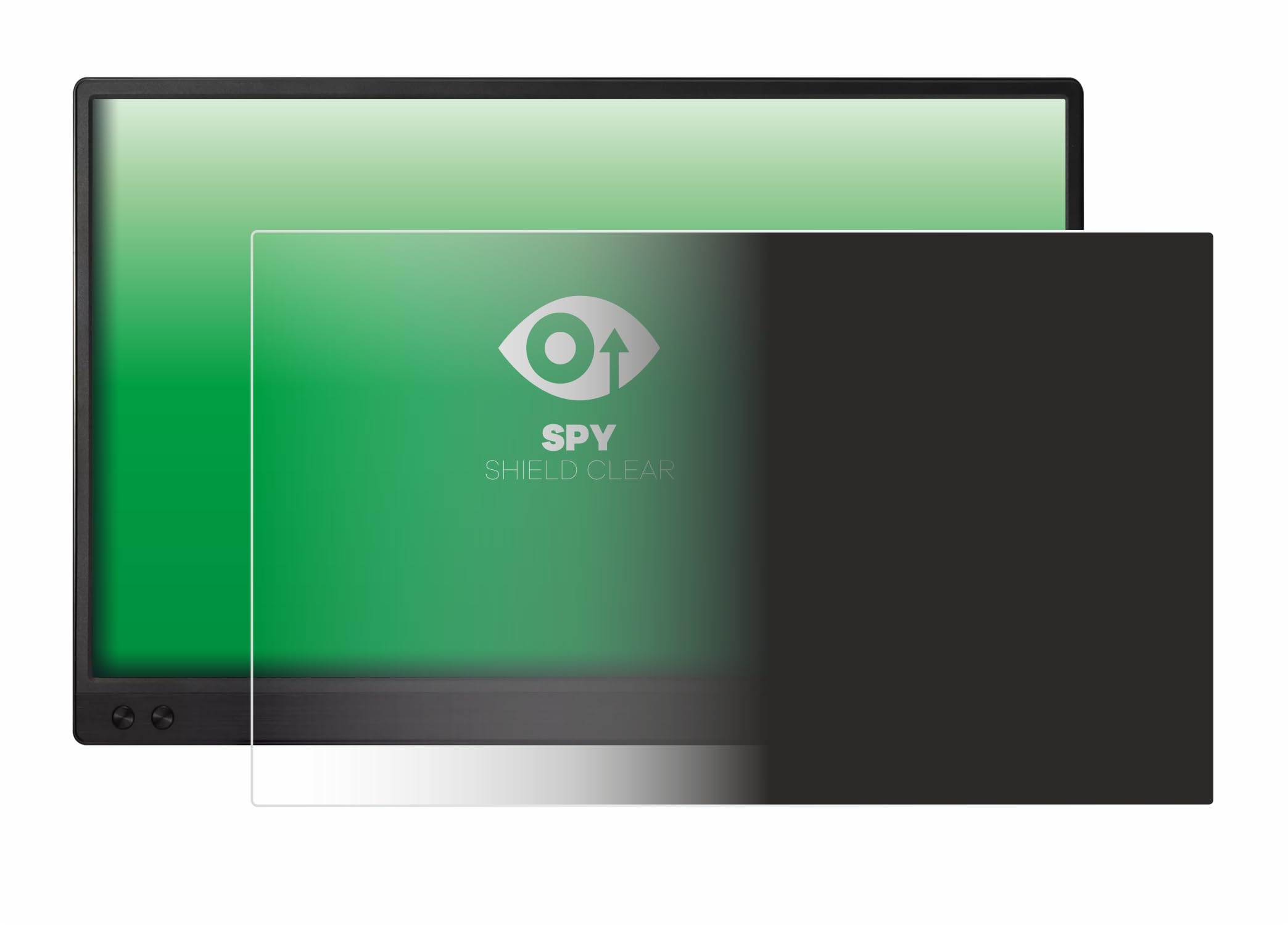 upscreen Pellicola Privacy per ASUS ZenScreen MB166C | , Anti-Spy Protezione Schermo Made in Germany, Anti-Spia Privacy Screen Protector Chiara