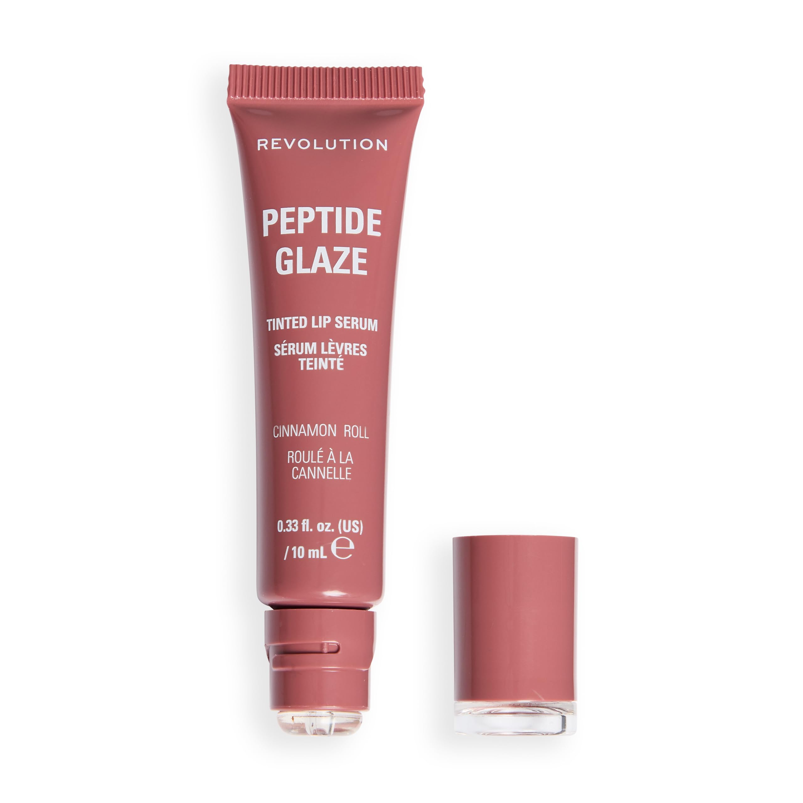 Revolution Peptide Glaze Tinted Lip Serum 10Ml Cinnamon Roll