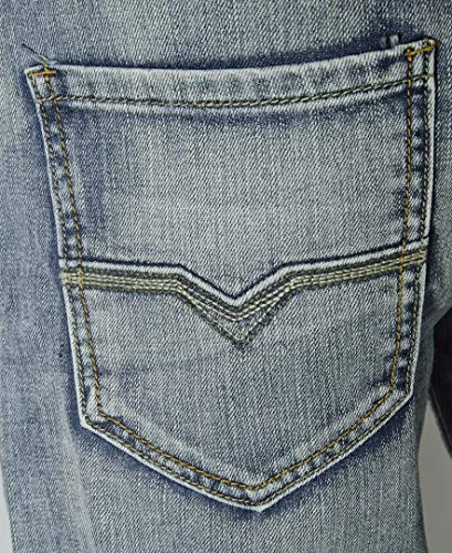 Image of Flypaper Men's Fashion Bootcut Blue Jeans Regular Fit Mens Work Pants