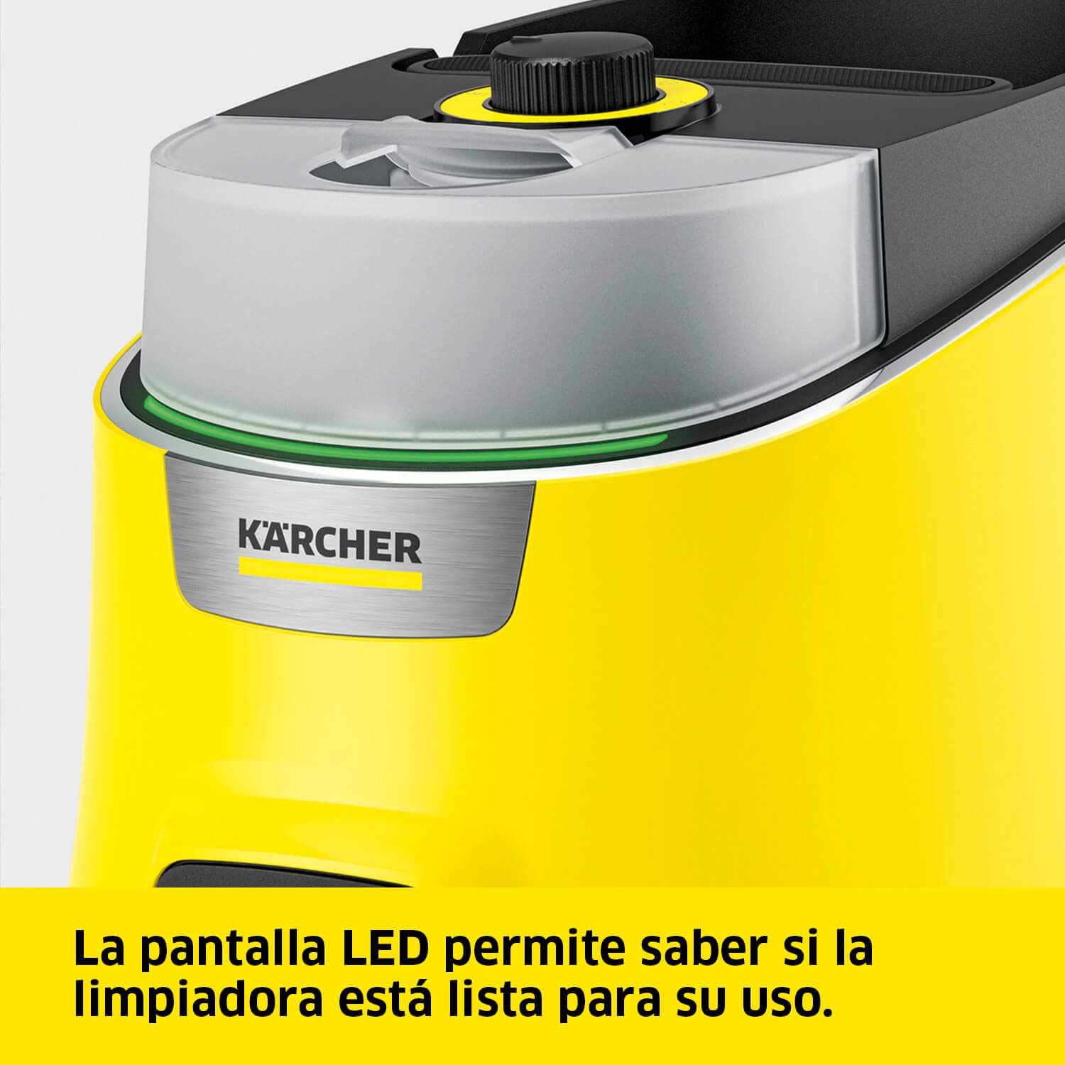 Kärcher, Limpiadora de vapor SC 4 Deluxe EasyFix, Presión de vapor 4 bar, Calentamiento 3 min, Superficie 130 m, Kit suelos EasyFix, Boquillas, cobertura microfibra y cepillo, Amarillo, Negro