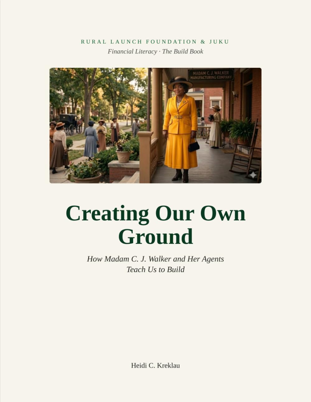 Creating Our Own Ground: How Madam C.J. Walker and Her Agents Teach Us to Build: 6 (Financial Literacy From Preschool to Adulthood)