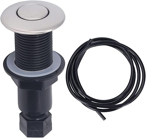 Miniatura 7 de Interruptor de aire de eliminación de basura, interruptor de aire superior del fregadero, botón pulsador, tapón de eliminación de basura con