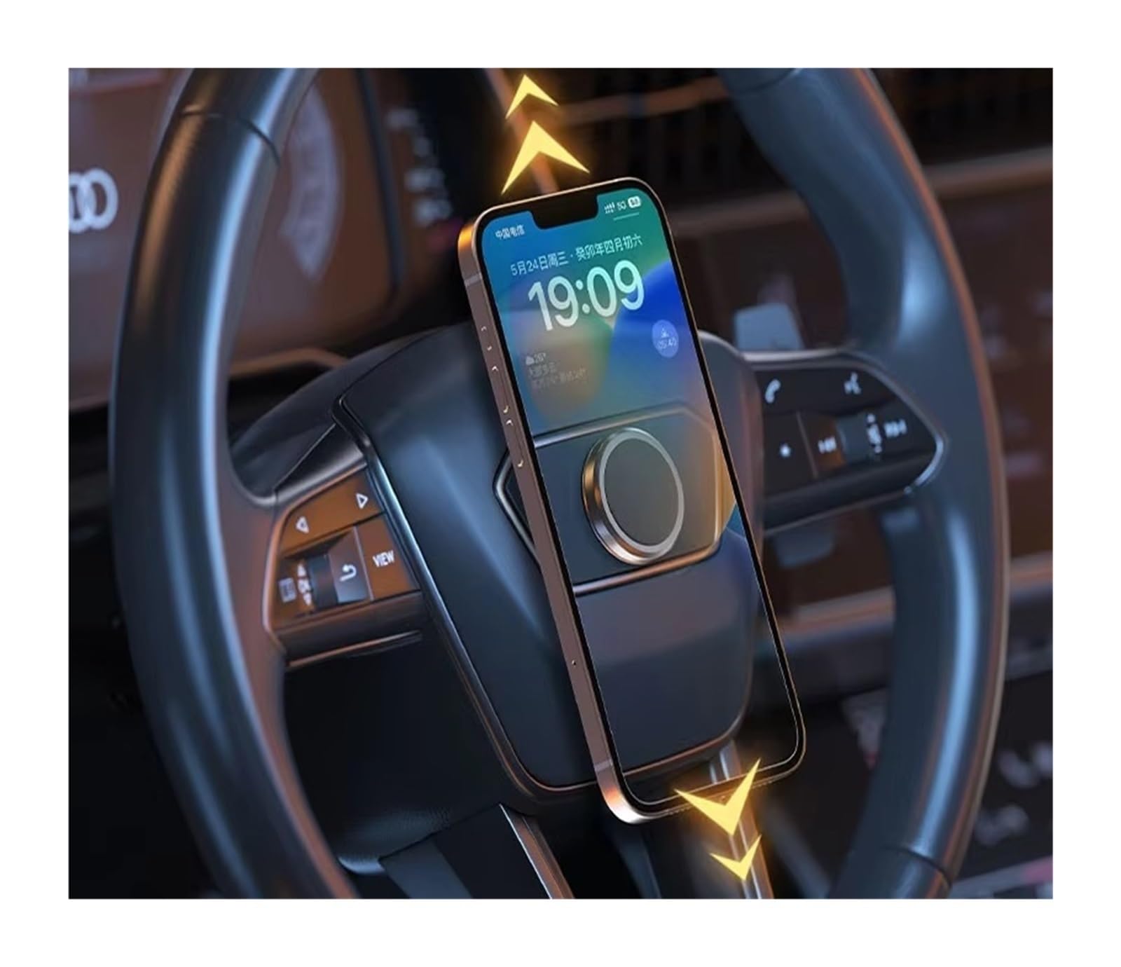 Per Samsung Universale Magnetico Auto Telefono Titolare Volante Cellulare Smartphone Stand Magnete Supporto Cellulare GPS Porta Cellulare Auto