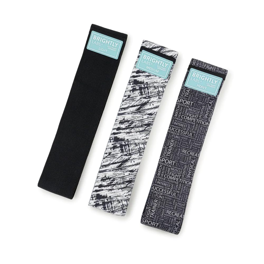 Resistance Bands Fabric, Butt, Glutes And Thighs Workout, Thick Wide Fitness Loop Circle Resistance Bands, Set Of 3 Pack