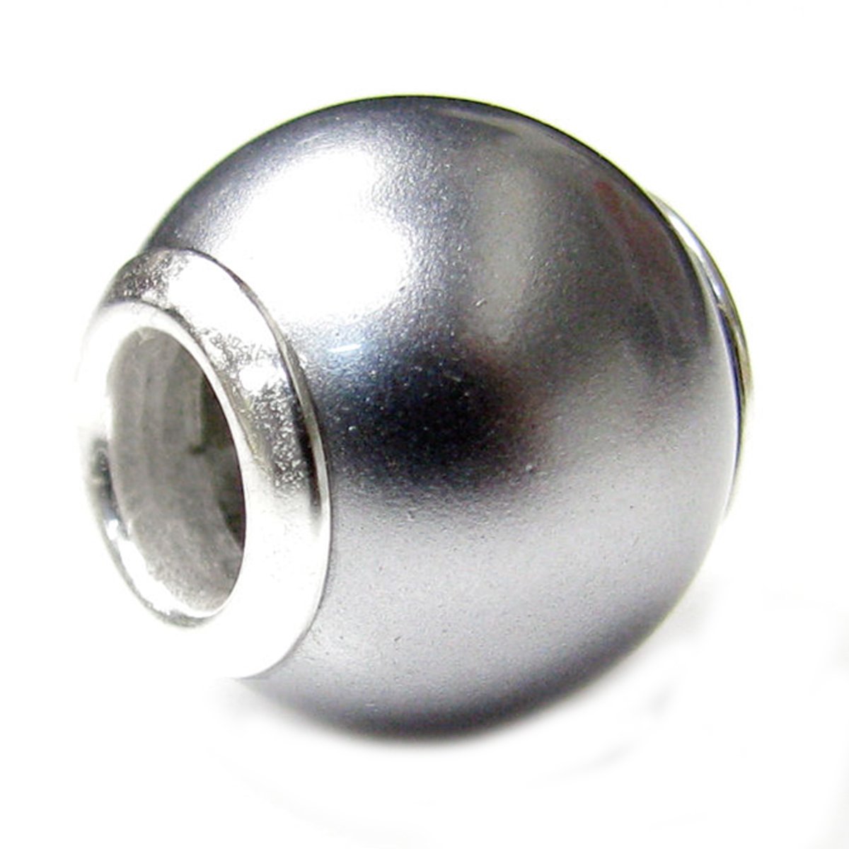 TROLLBEADS Perlina di vetro con fiore turchese, ciondolo con nucleo in argento sterling - Italia