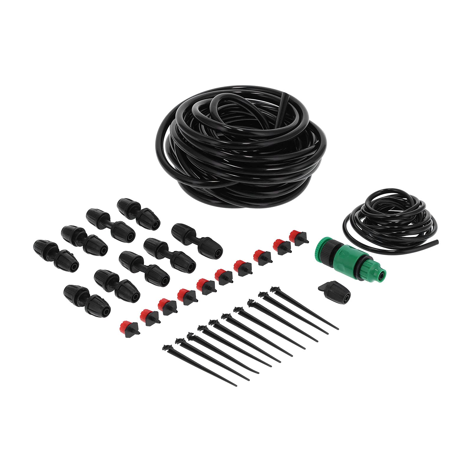 Kit tubo flessibile gocciolatore regolabile di irrigazione automatica per giardino