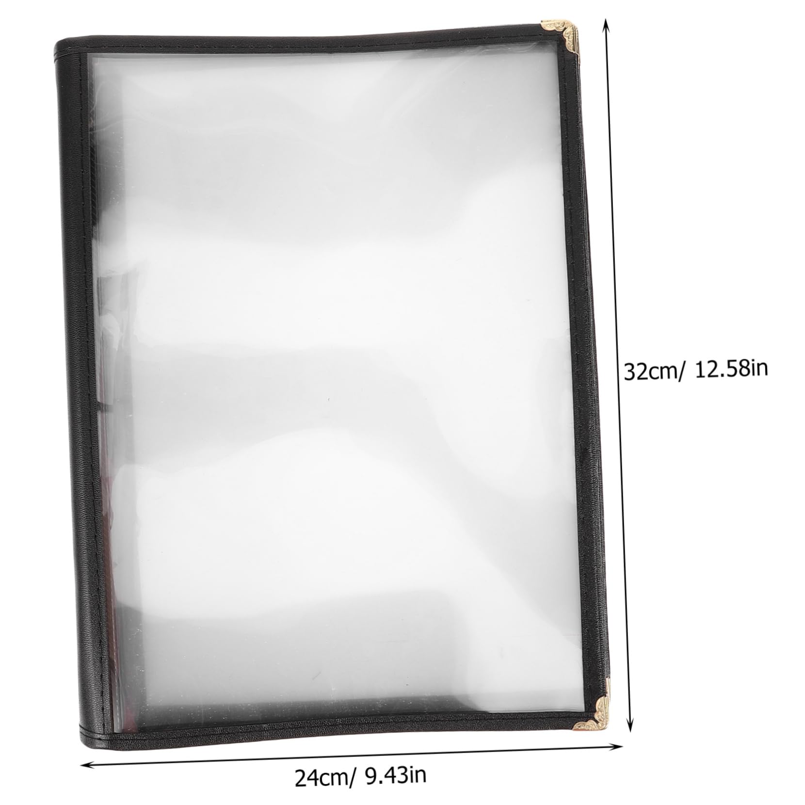 Unomor Restaurant Display Holder Menu Book Folder Clear Menu Book Convenient Menu Book Restaurant Menu Covers Restaurant Use Menu Book Practical Menu Book Restaurant Supplies