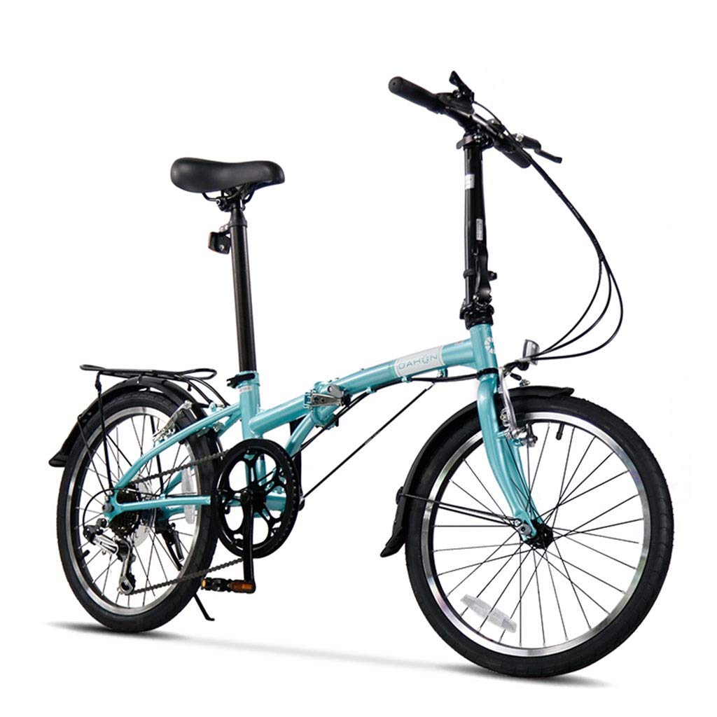 Amazon.co.jp: 20 inch folding bicycle, adult boys and girls, folding bicycle,  outdoor pedal, leisure bicycle, adult and kids bike, adjustable speed  (Color: Blue) : Sports u0026 Outdoors