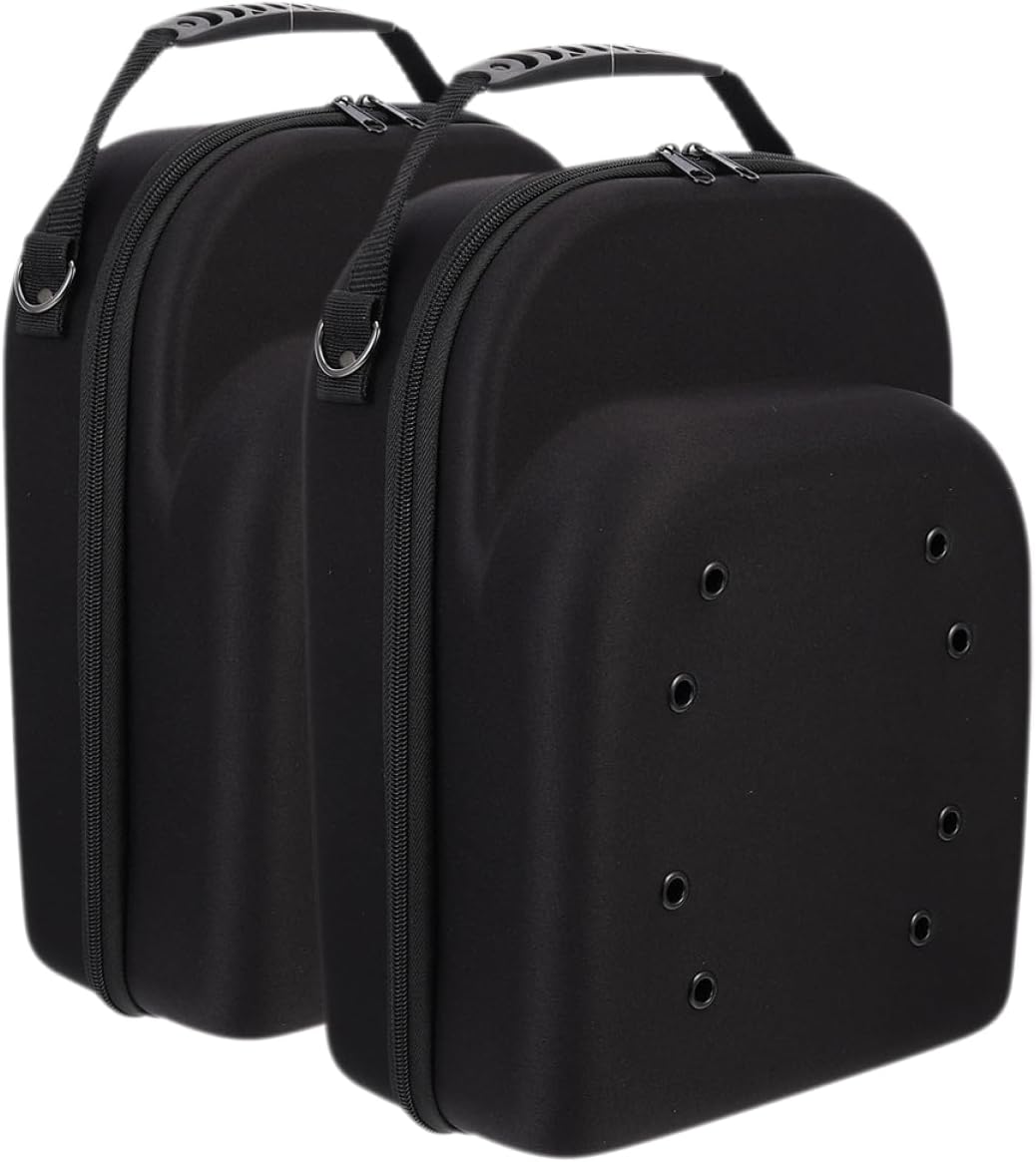 2pcs Eva Baseball Cap Storage Bag Hat Box for Travel Hat Case for Men Black Cap