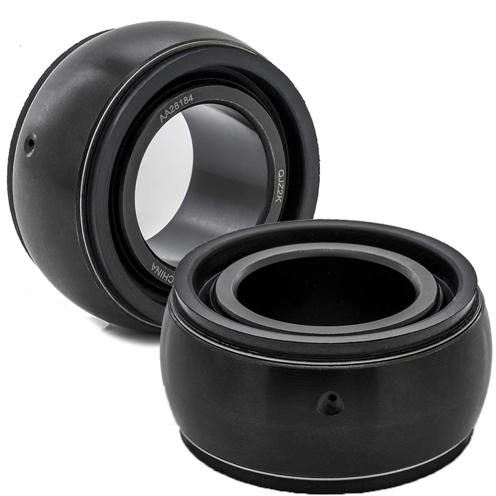 [2-Pack] AA28184 Agricultural Bearing, Round Bore 1-3/4'', Fits JD 210; 215; 220; 230; 235; 621; 627