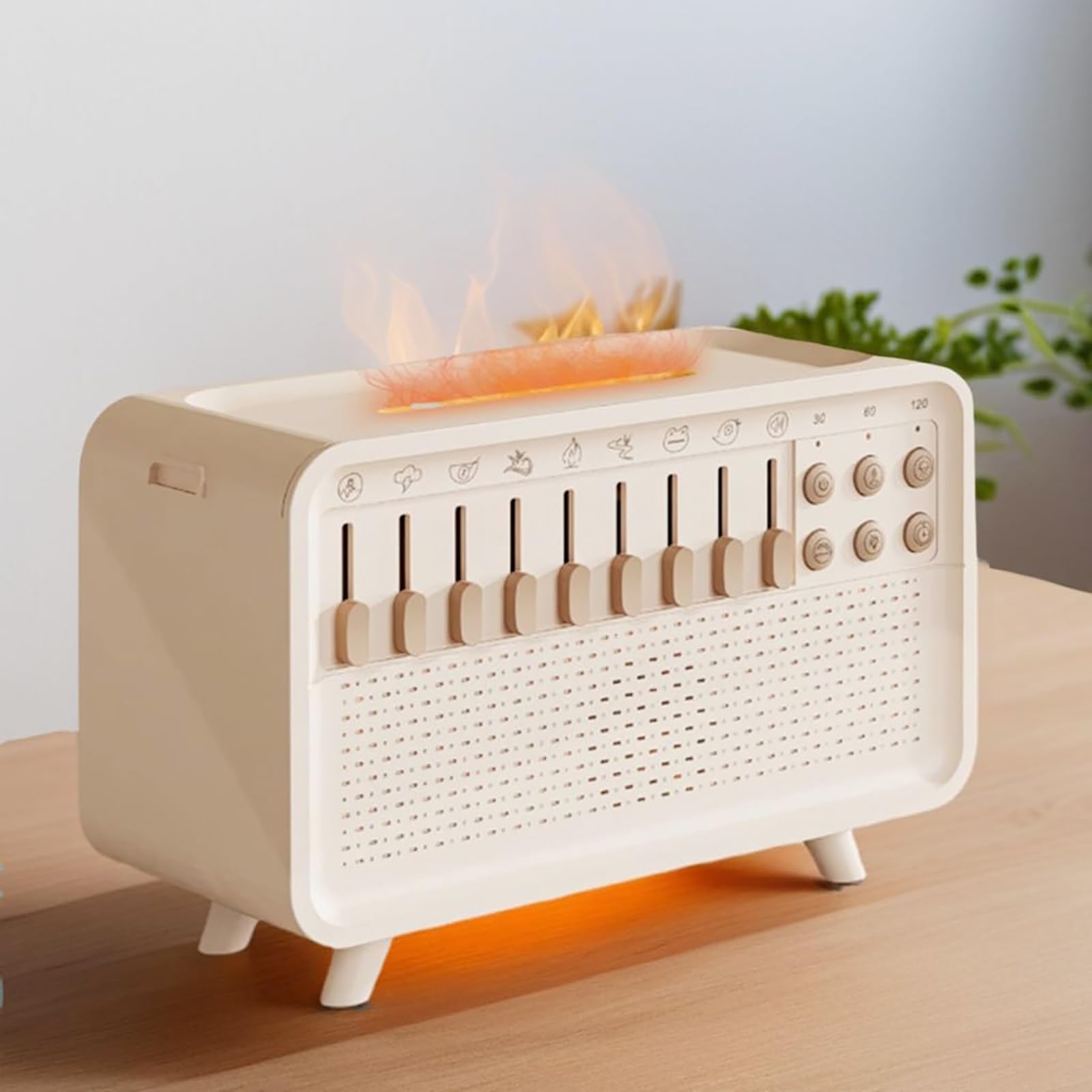 Macchina del suono del rumore bianco con umidificatore e diffusore di aromi per il sonno, il relax e i bambini