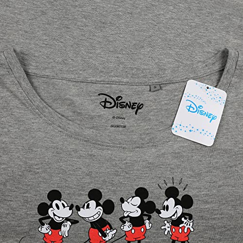 Disney Mickey Duplicate T-Shirt, Grigio (Grey
