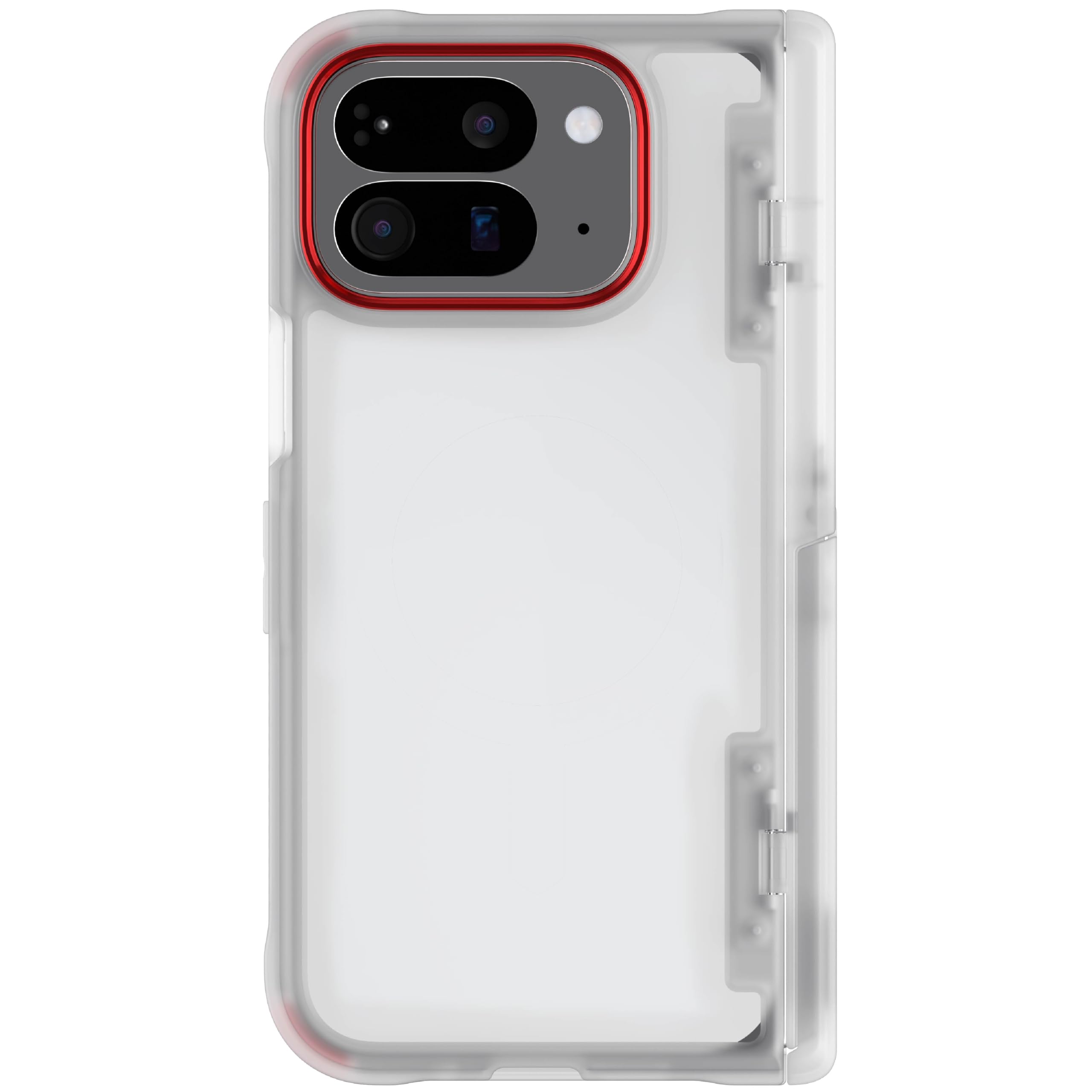 Ghostek® Direct Ghostek Covert Clear Pixel 10 Pro Fold Case with Built-in Kickstand and Full Hinge Protection Designed for 2025 Google Pixel10 Pro Fold (8") (Clear)