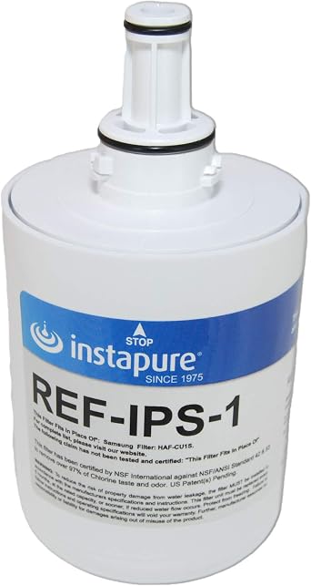 Samsung HAFCU1 and DA2900003G Compatible Filter by Instapure NSF/ANSI Certified 42 53 P473 401 for CTO Lead PFOA/PFOS Pharmaceuticals & more! Made in USA.