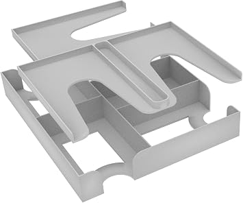 Feldherr Organizer Insert compatible with Here To Slay German 2nd Edition core game box, sorts all cards and dice of the base game + 2 expansions