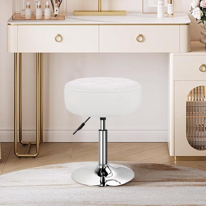 Silla de Oficina Giratoria Ajustable en Altura Sin Brazos Co miniatura 2