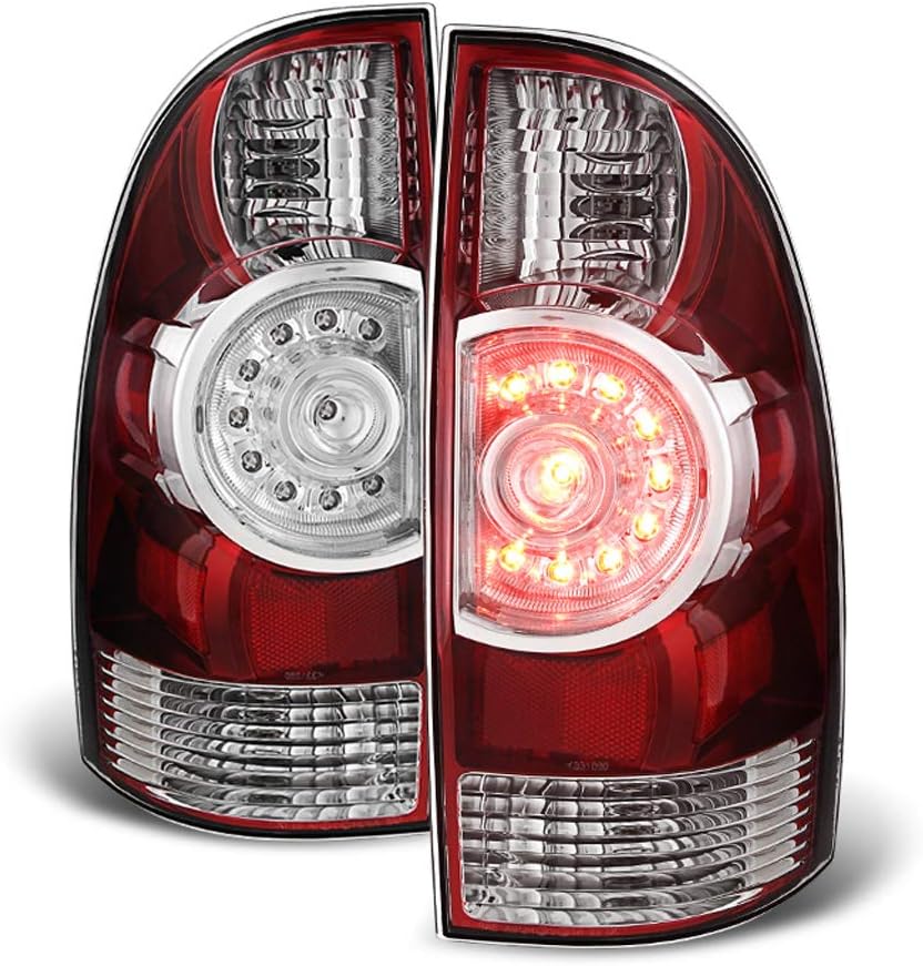 ACANII - For 2005-2015 Toyota Tacoma LED Tail Brake Lights Replacement 05-15 Left+Right
