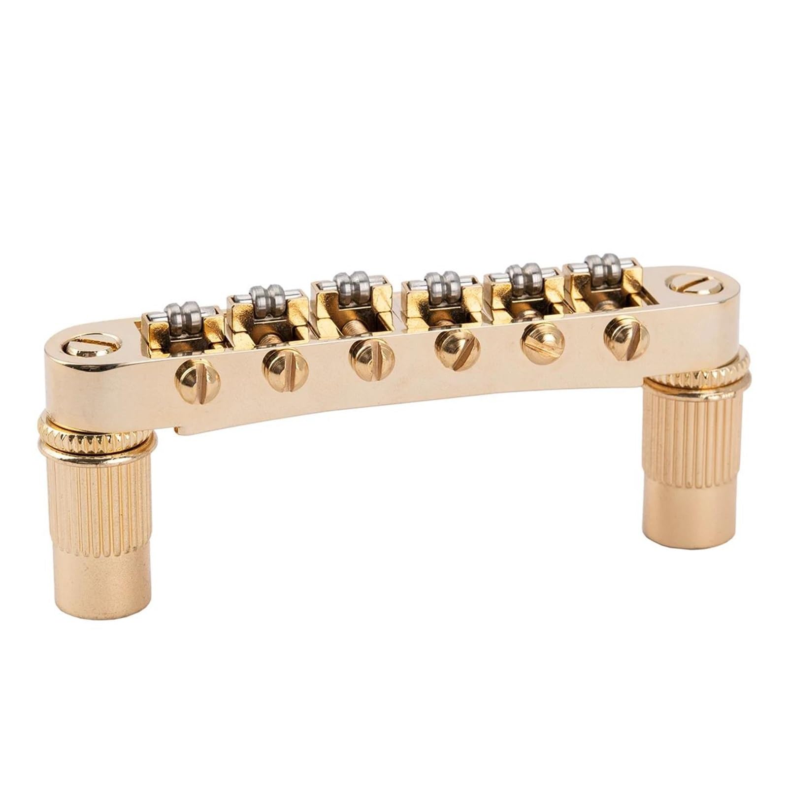 Zestaw Siodełek Z Rolkami Mostkowymi O Średnicy 52 Mm Do Gitar Elektrycznych Mostek Gitarowy(Gold)