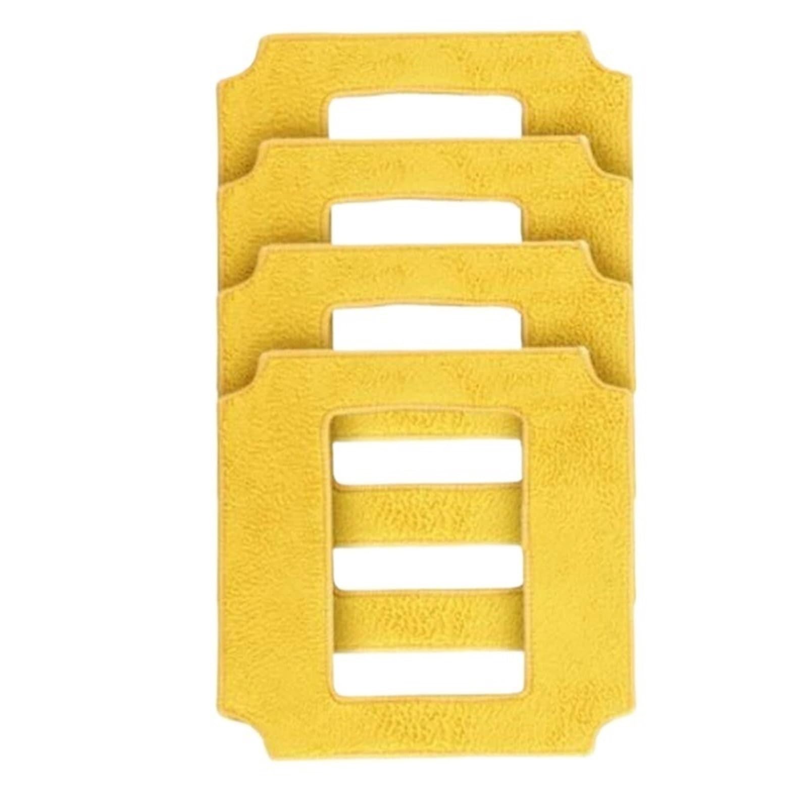 4-teiliges Set Mit Wischmopp-Tüchern For Fensterputzroboter, Kompatibel Mit Den Maschinen QHC004/RL880/RL1188/2988/3325/3368(8pcs yellow)