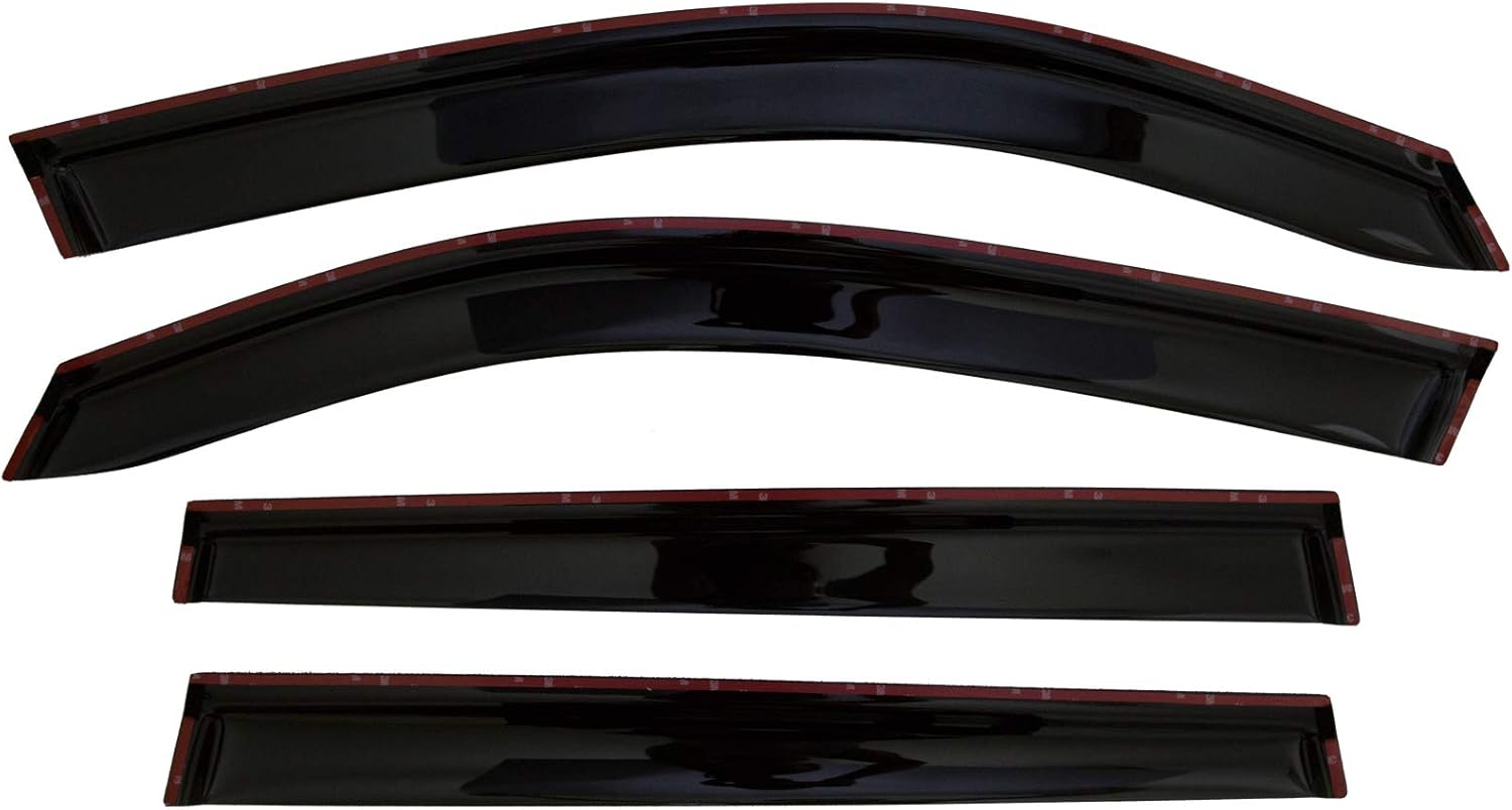Bеѕt Sеllеr Smoke Tinted Tape-On Side Window Visor Deflectors Rain Guards Compatible with Subaru Forester SK 2019 2020 2021 2022 Premium Sport Limited Touring