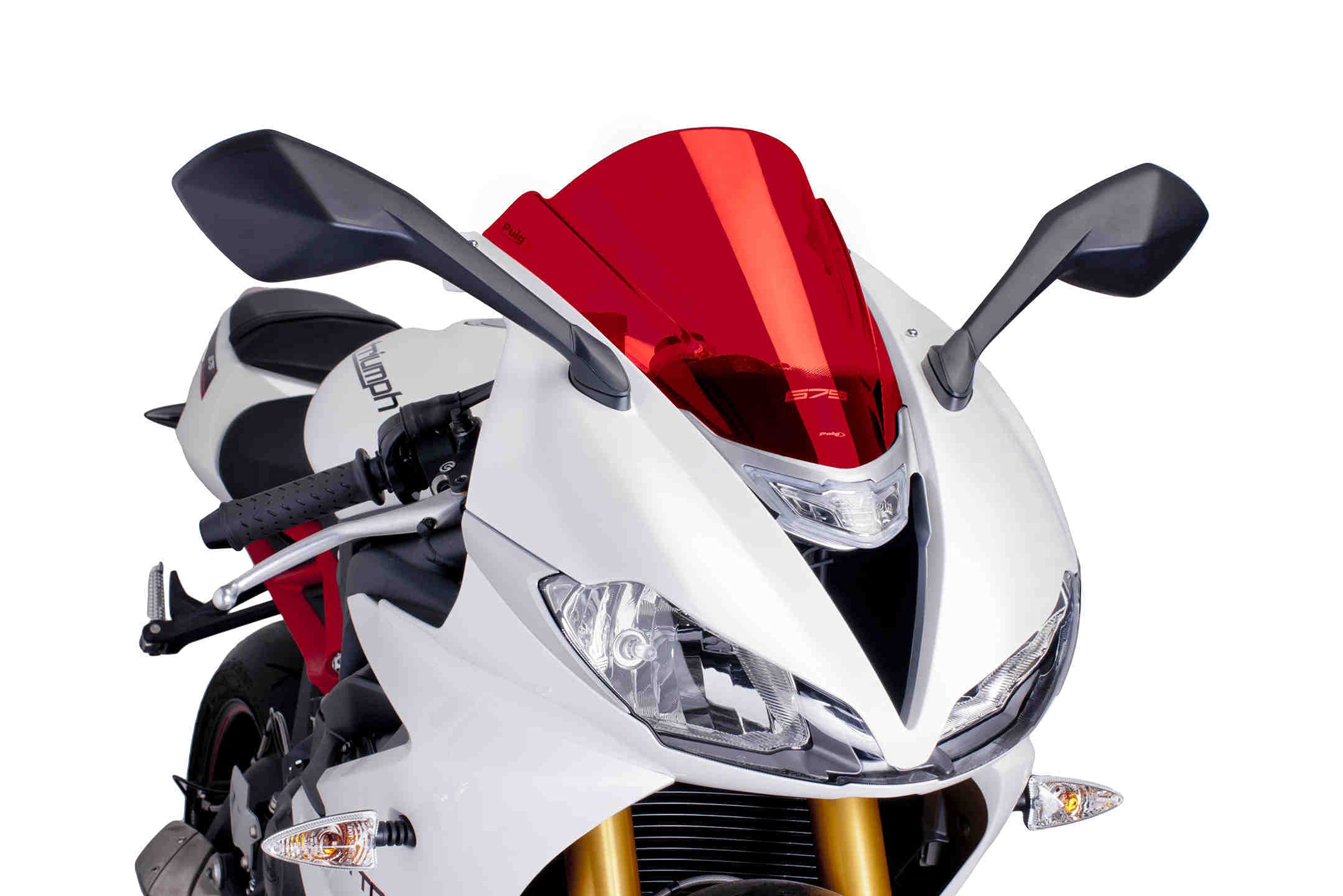 Puig Red Z-Racing Screen Triumph Daytona 675R 2013-2017