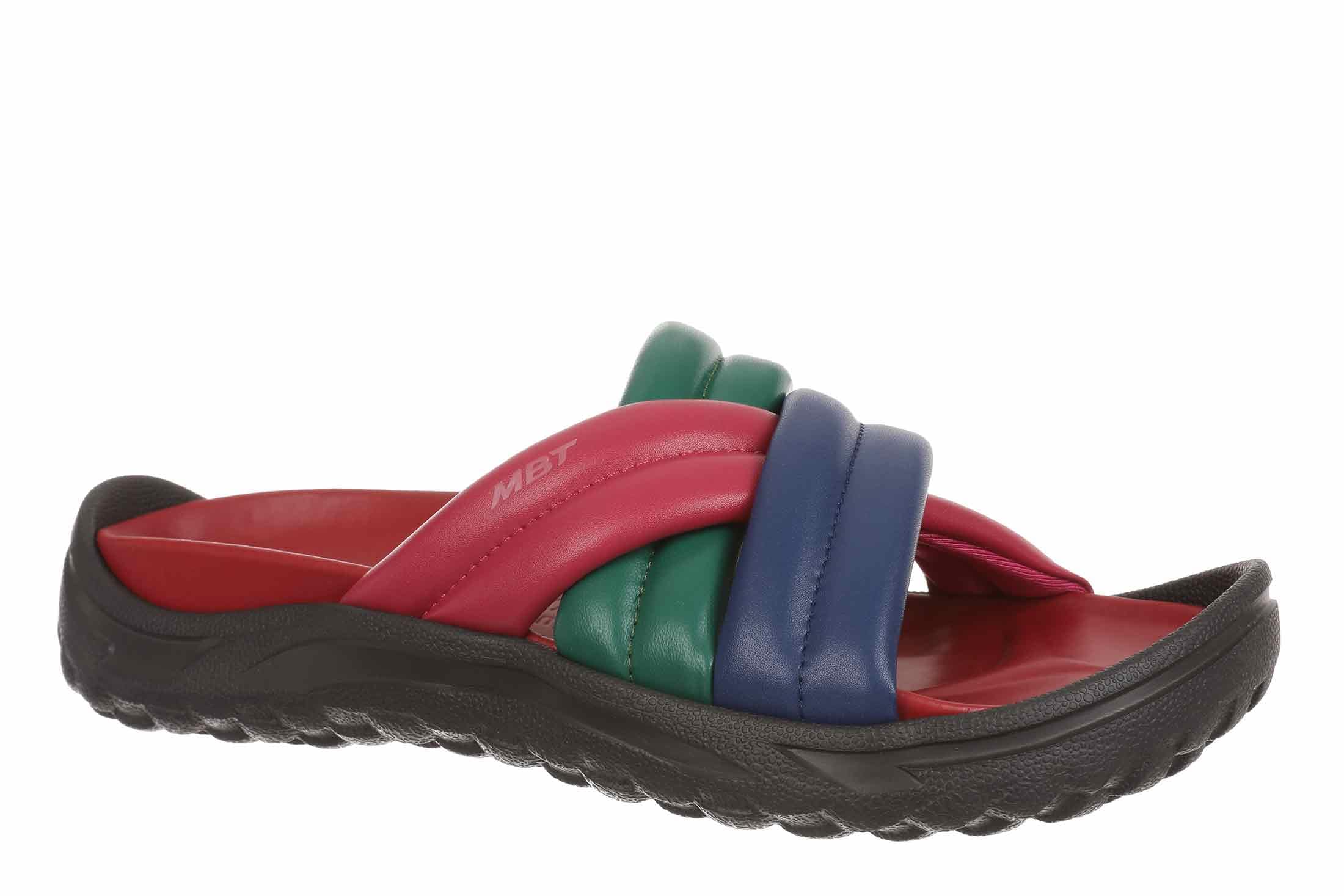 MBT MIO Sandales pour Femme en Cuir. Chaussures Légères et Confortables pour Printemps Été. Chaussures Physiologiques Confort et Stabilité. Sandales de Récupération pour S'habiller Moderne