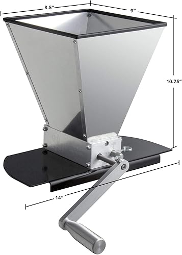 Miniatura 8 de Molino de granos con tolva de 7 libras y 2 rodillos