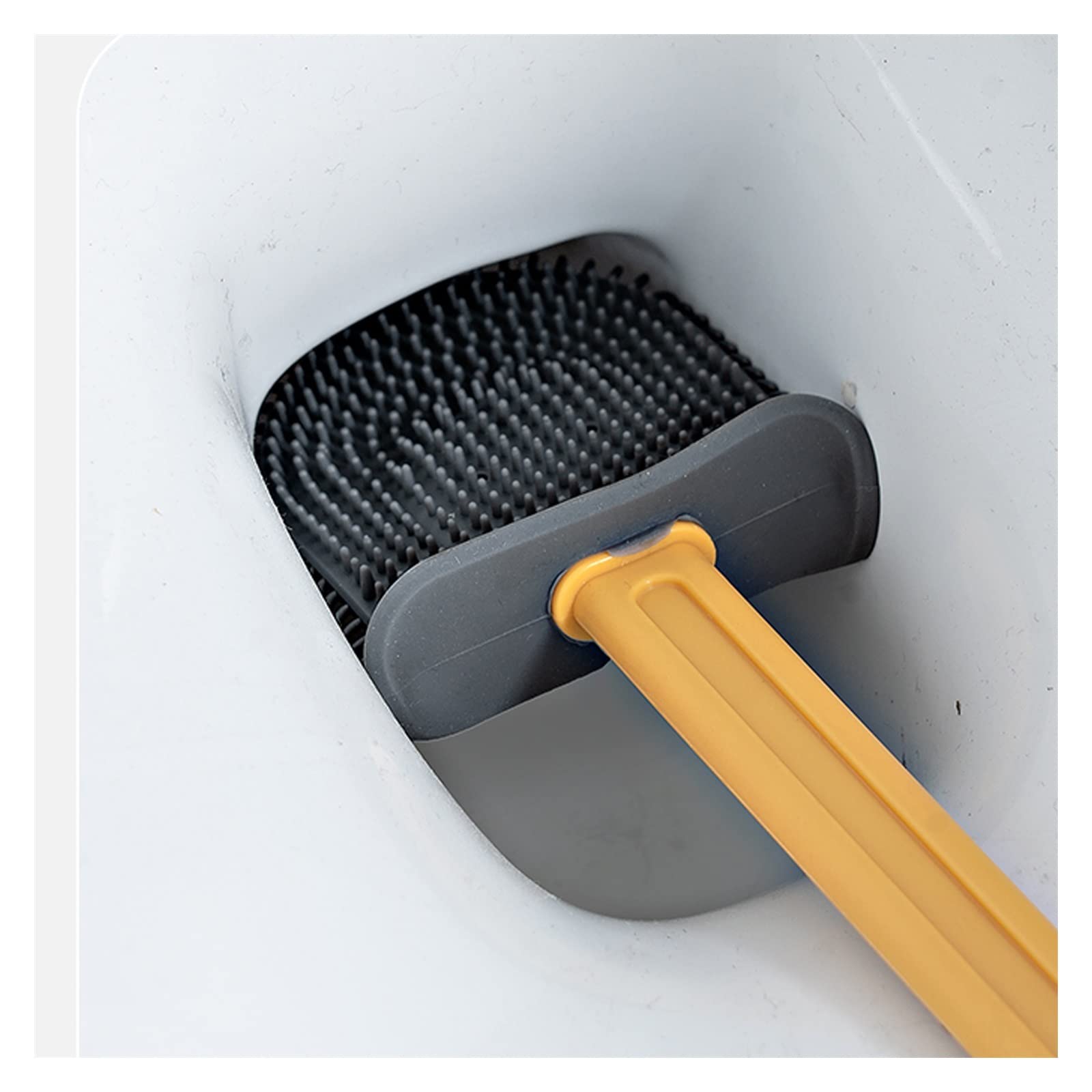 Scopino Lavare la spazzola igienica montata a parete montata a parete for la spazzola for servizi igienici for la pulizia del water set di pulizia, pennello for la toilette a velo volatile nascosto To