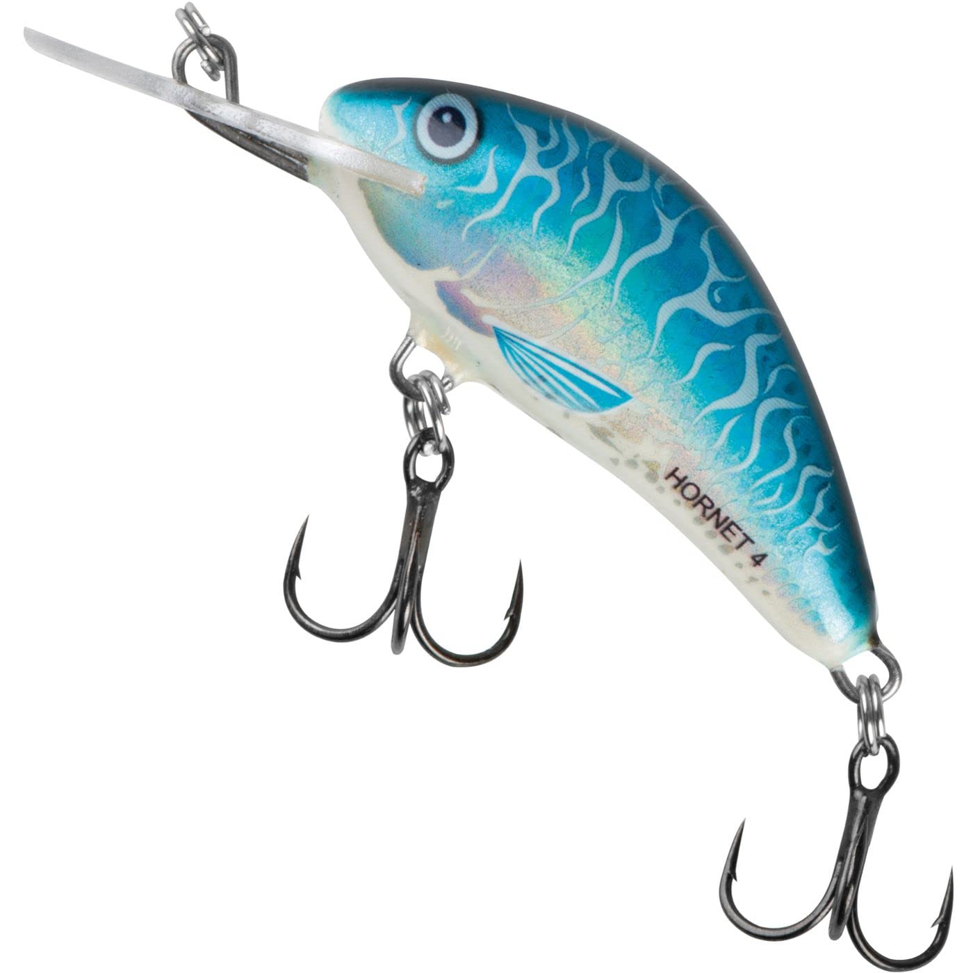 Salmo Hornet Wobbler, Salmo Farben:Holo Super Bleak, Länge/Gewicht/Laufverhalten/Tauchtiefe:5cm / 8g / sinkend / 3.0-4.0m