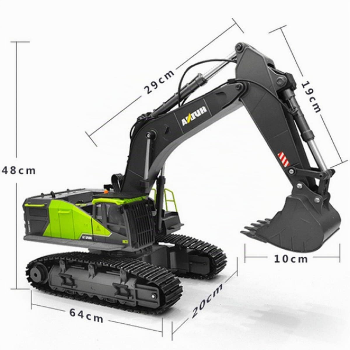 Huina FM1593 RC Pelleteuse à chaîne 1:14 avec technologie de qualité supérieure