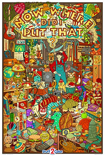World's Most Challenging Coloring Poster - Giant Size 32