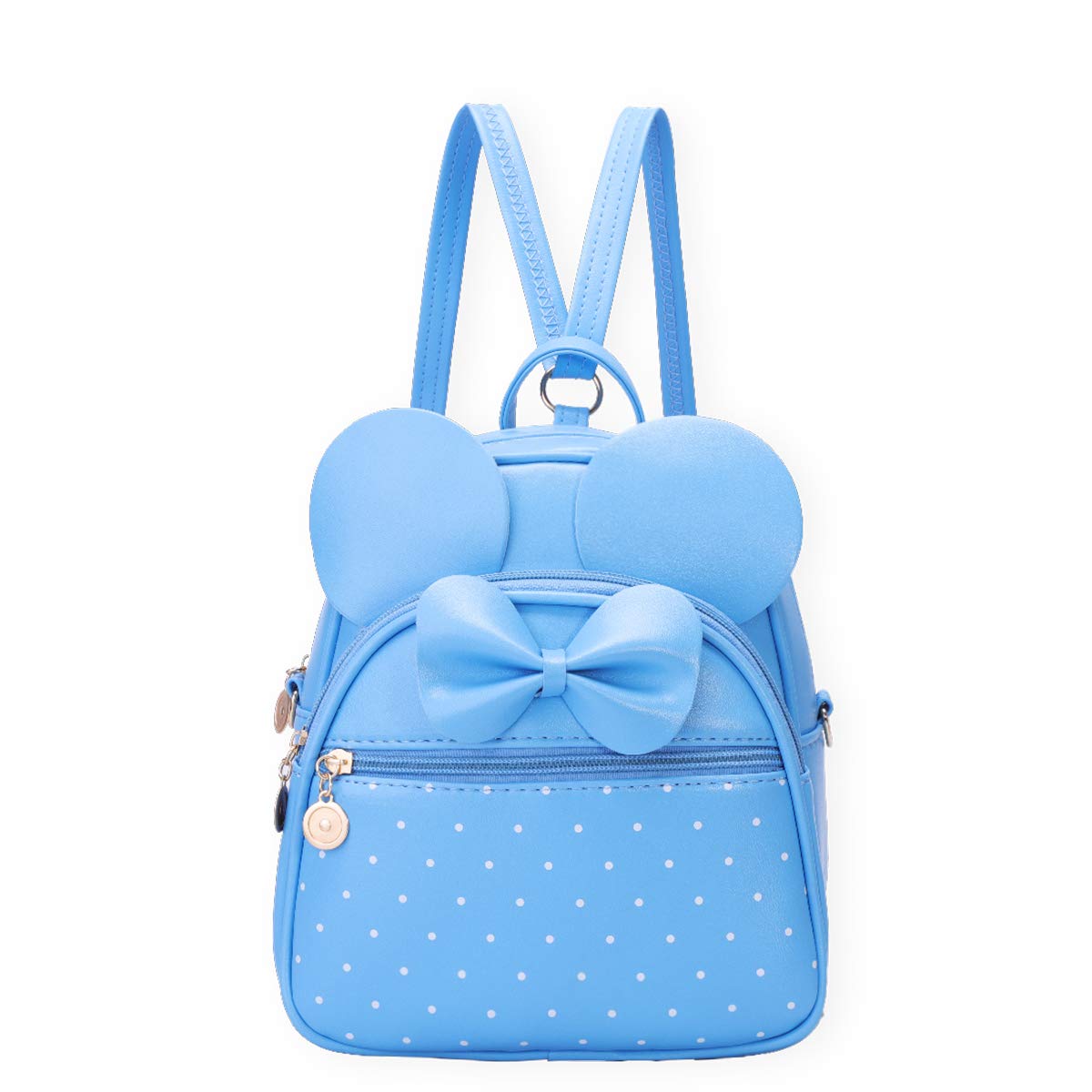 Kl928girls Bowknot Polka Dot Cute Mini Backpack Small Daypacks
